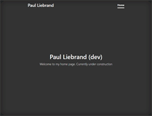 Tablet Screenshot of paulliebrand.com
